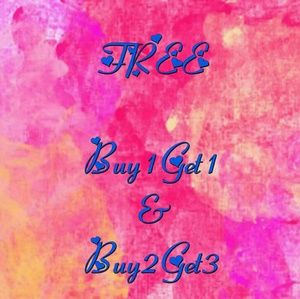 Buy1Get1 FREE! Buy2Get3 FREE!